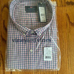 NWT Vineyard Vines 4XB Big and Tall Performance Classic Tucker button down